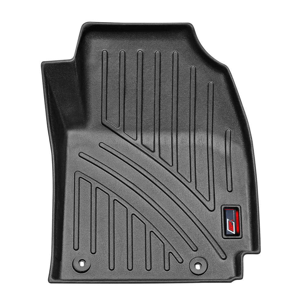 GFX Car Floor Mats for Hyundai Venue (2022 Onwards) | Waterproof | Anti-Slip | All-Weather | Stylish Protection | Sleek Black