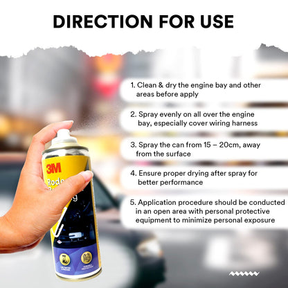 3M Rodent Repellent Coating, 250 g| Rat Protection for Engine Parts and Wires | Long-Lasting Effect, Liquid