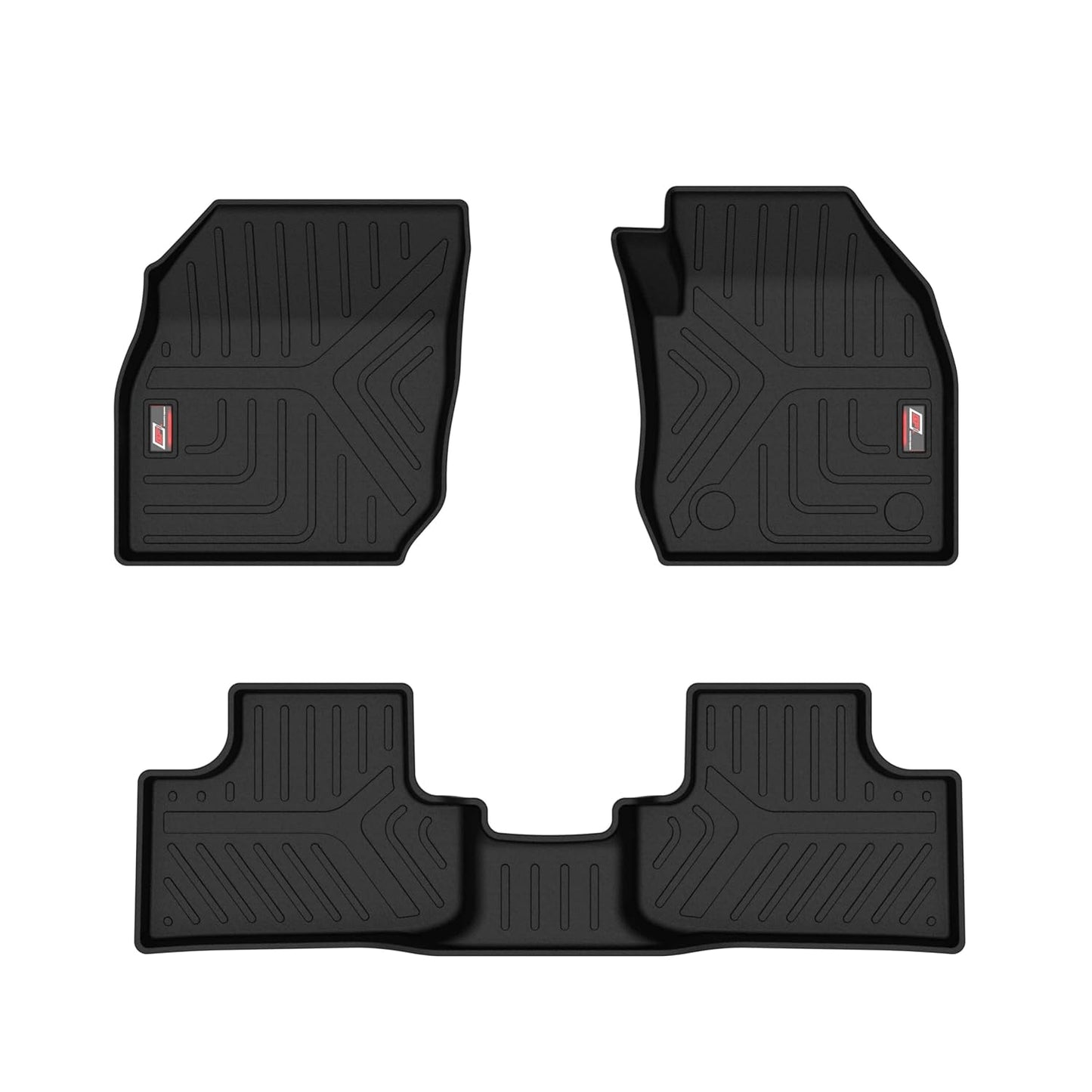 GFX Car Floor Mats for Skoda Kylaq (2025 Onwards) | Waterproof | Anti-Slip | All-Weather | Stylish Protection | Sleek Black
