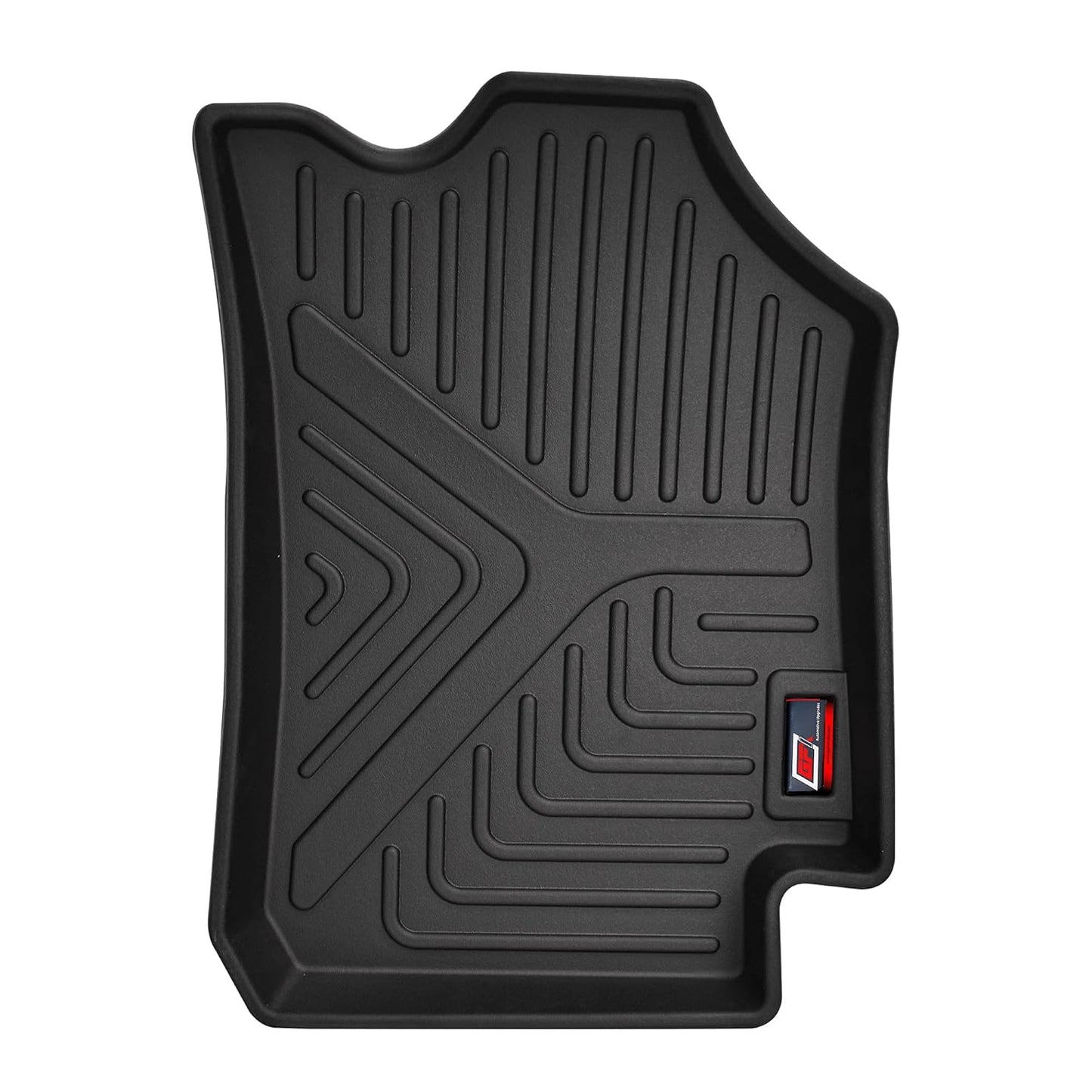 GFX Car Floor Mats for Renault Kwid (2015 Onwards) | Waterproof | Anti-Slip | All-Weather | Stylish Protection | Sleek Black