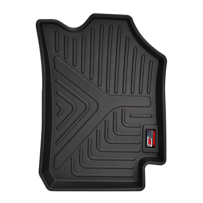 GFX Car Floor Mats for Renault Kwid (2015 Onwards) | Waterproof | Anti-Slip | All-Weather | Stylish Protection | Sleek Black