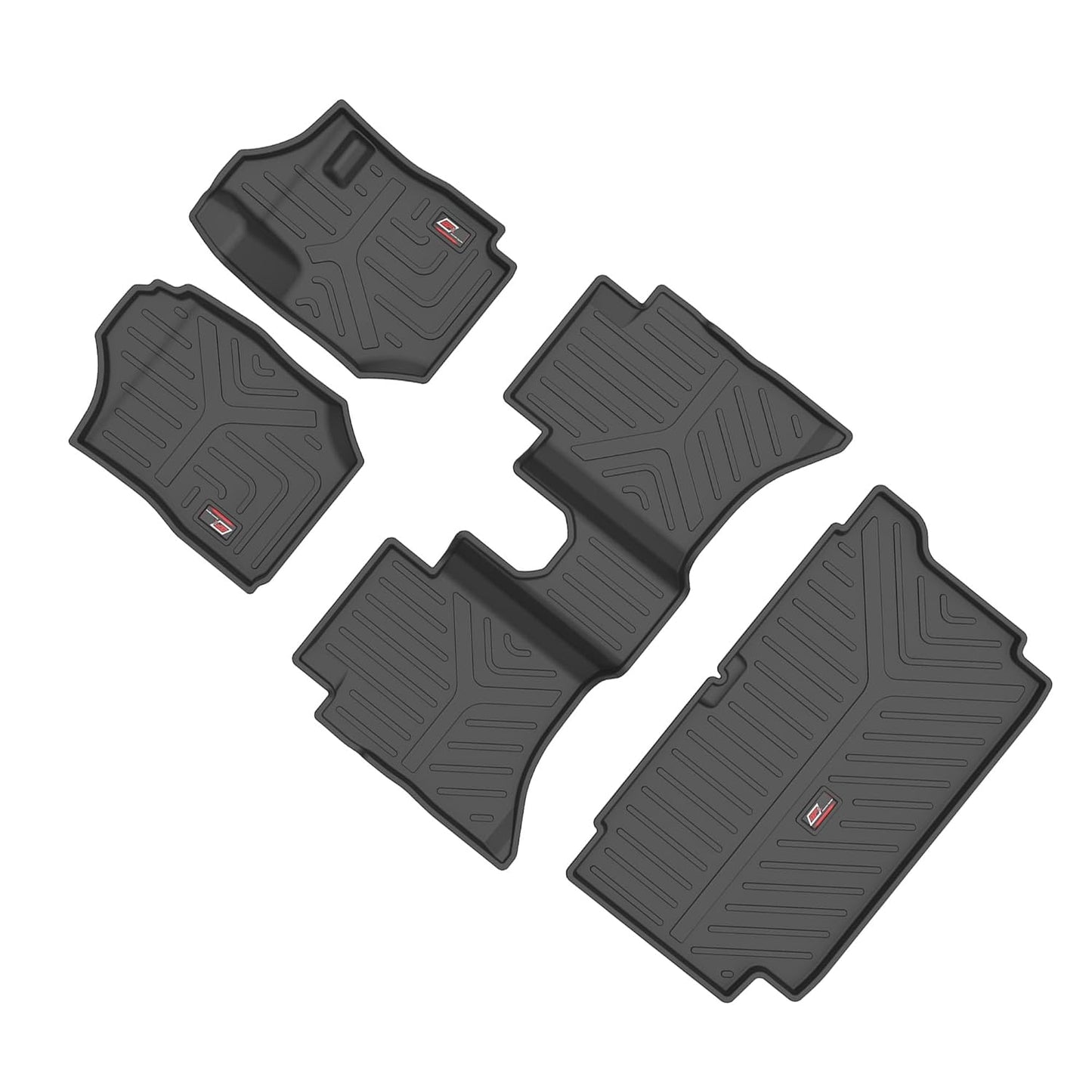 GFX Car Floor Mats for Jimny (2023 Onwards) Automatic with Dicky | Waterproof | Anti-Slip | All-Weather | Stylish Protection | Sleek Black