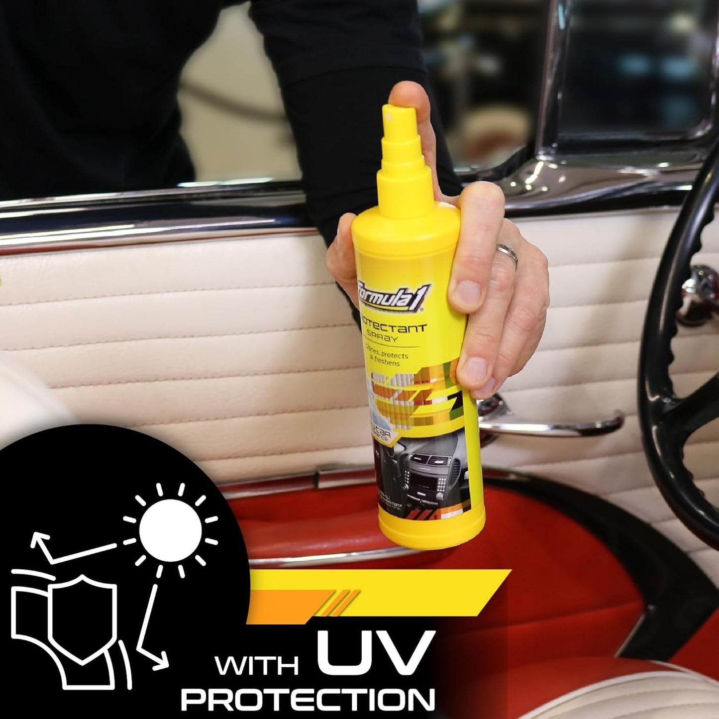 Formula 1 615006 Protectant 295 ml – Interior & Exterior Surface Protection and Shine