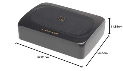 Infinity BassLink Mini Underseat Active Subwoofer | 200W Max Power | Compact Powered Bass System