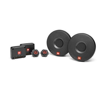 JBL Club 605CSQ 2-Way Car Component Speaker System | 285W Peak | 95W RMS | Carbon Fiber Woofer | Silk Dome Tweeter