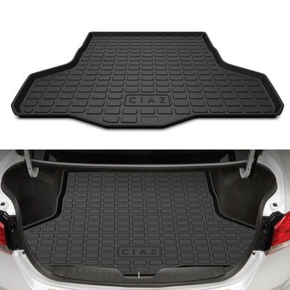 GFX Car Trunk Boot Mat for Ciaz (2014 Onwards) Automatic/Manual | Premium Dicky Mat – Black