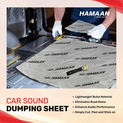 Hamaan Car Sound Deadening / Damping Sheets (500×750MM) – Pack of 5
