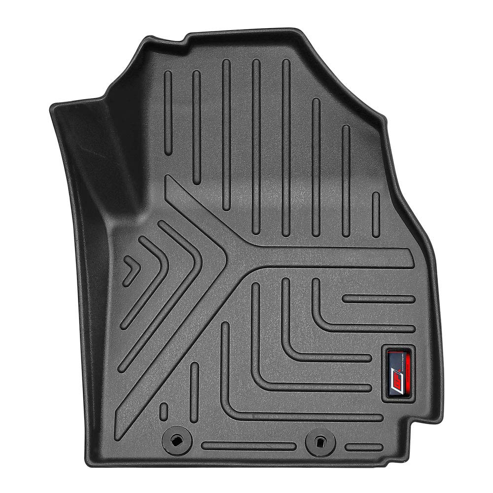 GFX Car Floor Mats for Hyundai Creta (2020–2024) | Automatic/Manual | Waterproof | Anti-Slip | All-Weather | Stylish Protection | Sleek Black