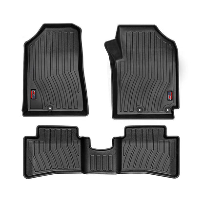 GFX Car Floor Mats for Hyundai i20 (2014–2019) | Waterproof | Anti-Slip | All-Weather | Stylish Protection | Sleek Black
