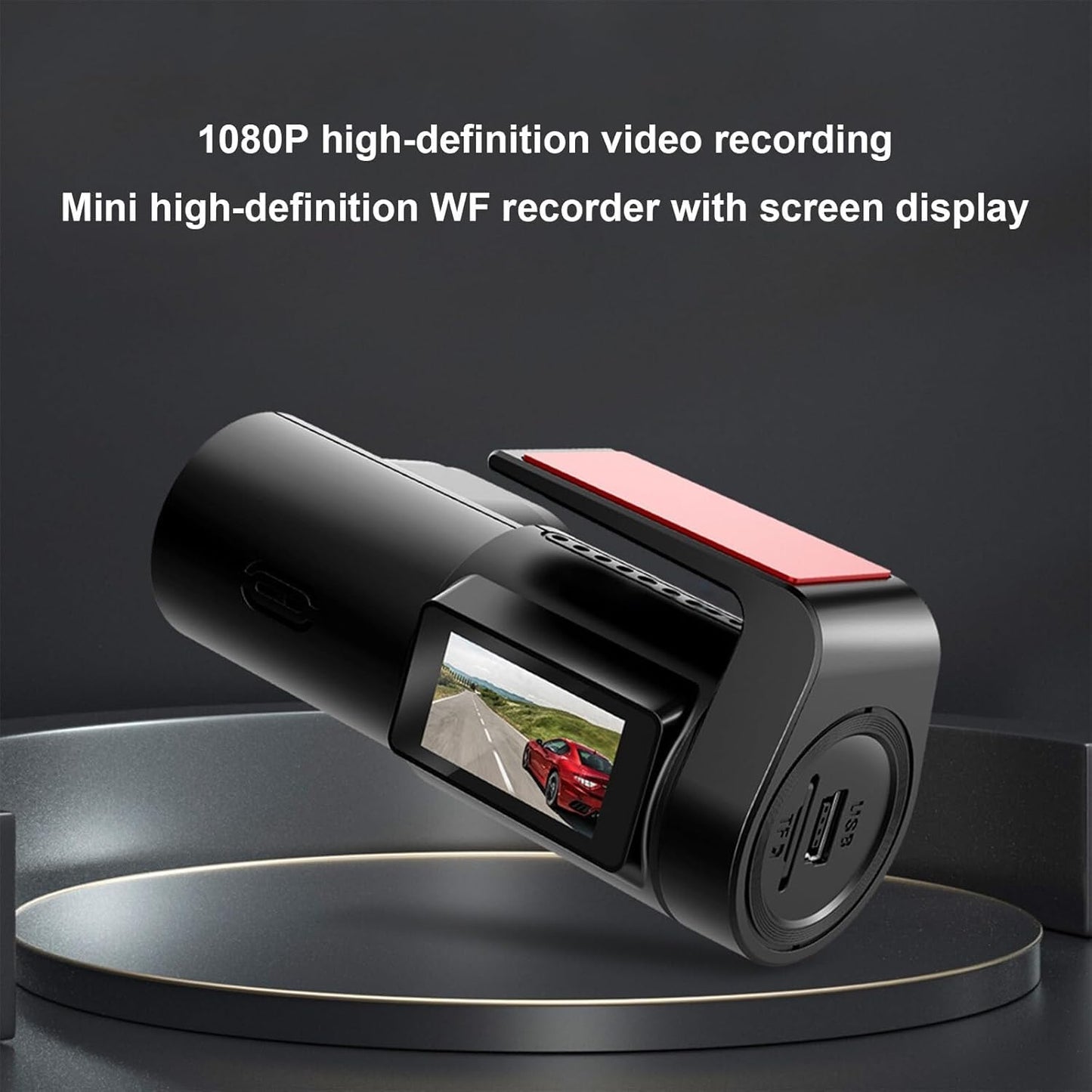 BLUZON Front Camera WiFi Dash Cam for Cars | Full HD 1080P | Wi-Fi App Connectivity