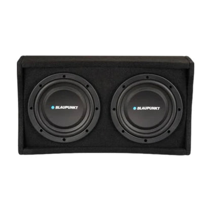 Blaupunkt TXb 2002A Active Down Firing Subwoofer – 1000W 8″ Dual Subwoofer