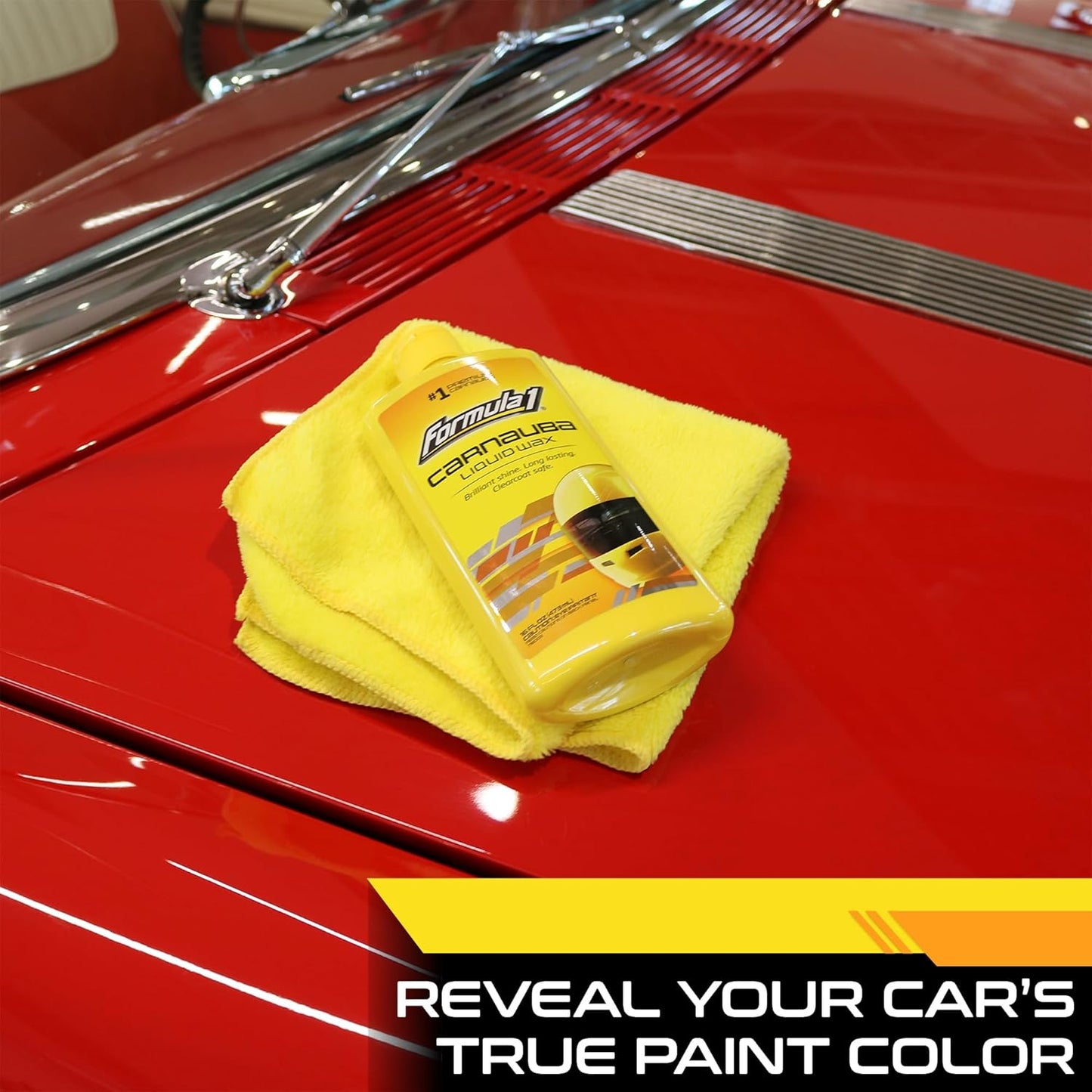 Formula 1 615029 Carnauba Liquid Wax 473 ml – High Gloss Shine & Paint Protection