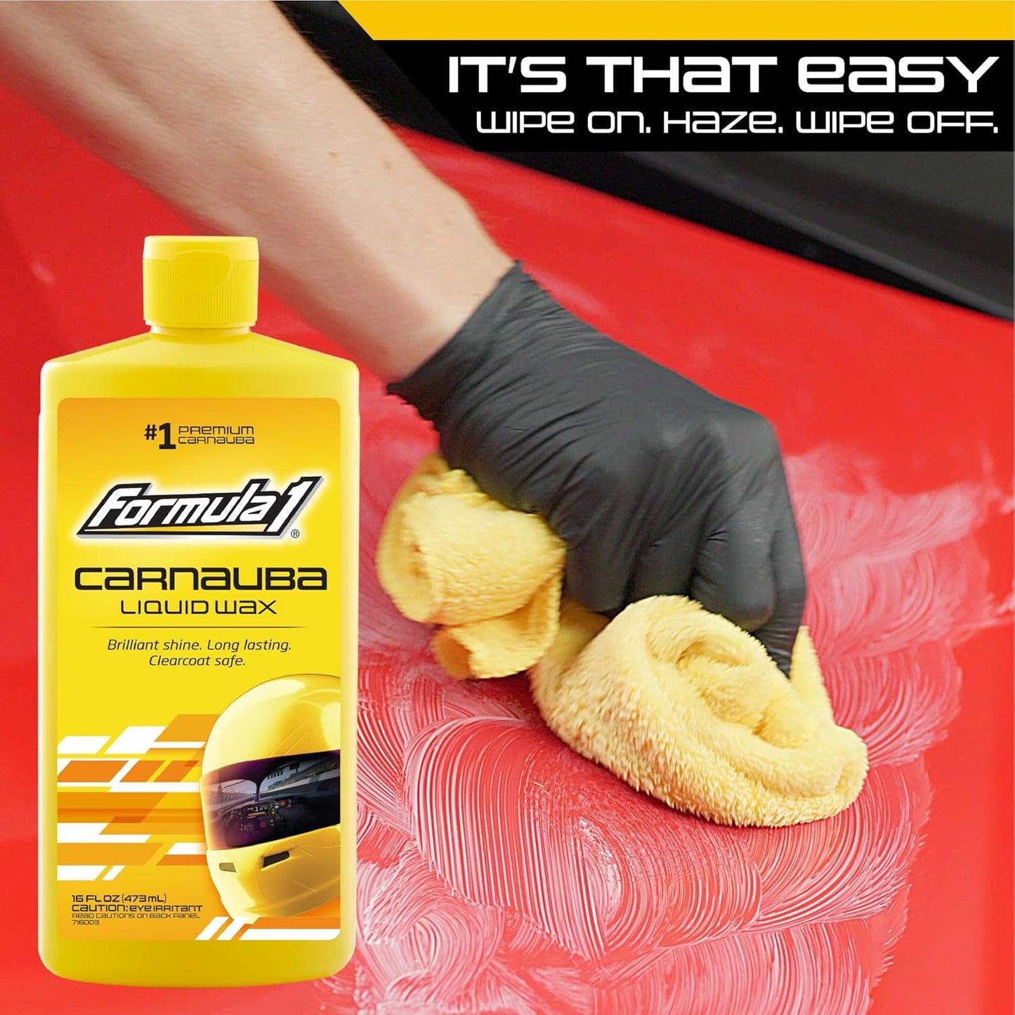 Formula 1 615029 Carnauba Liquid Wax 473 ml – High Gloss Shine & Paint Protection