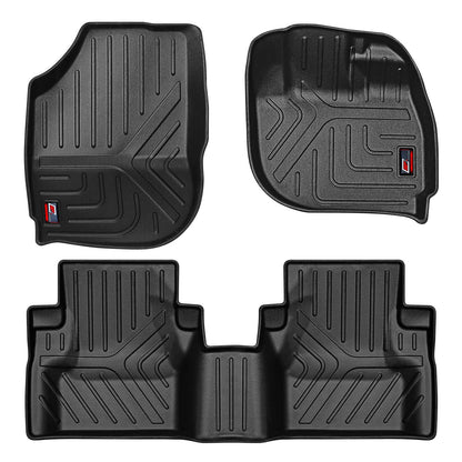 GFX Car Floor Mats for Honda City (2020 Onward) Manual | Waterproof | Anti-Slip | All-Weather | Stylish Protection | Sleek Black