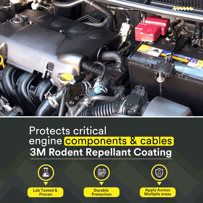 3M Rodent Repellent Coating, 250 g| Rat Protection for Engine Parts and Wires | Long-Lasting Effect, Liquid