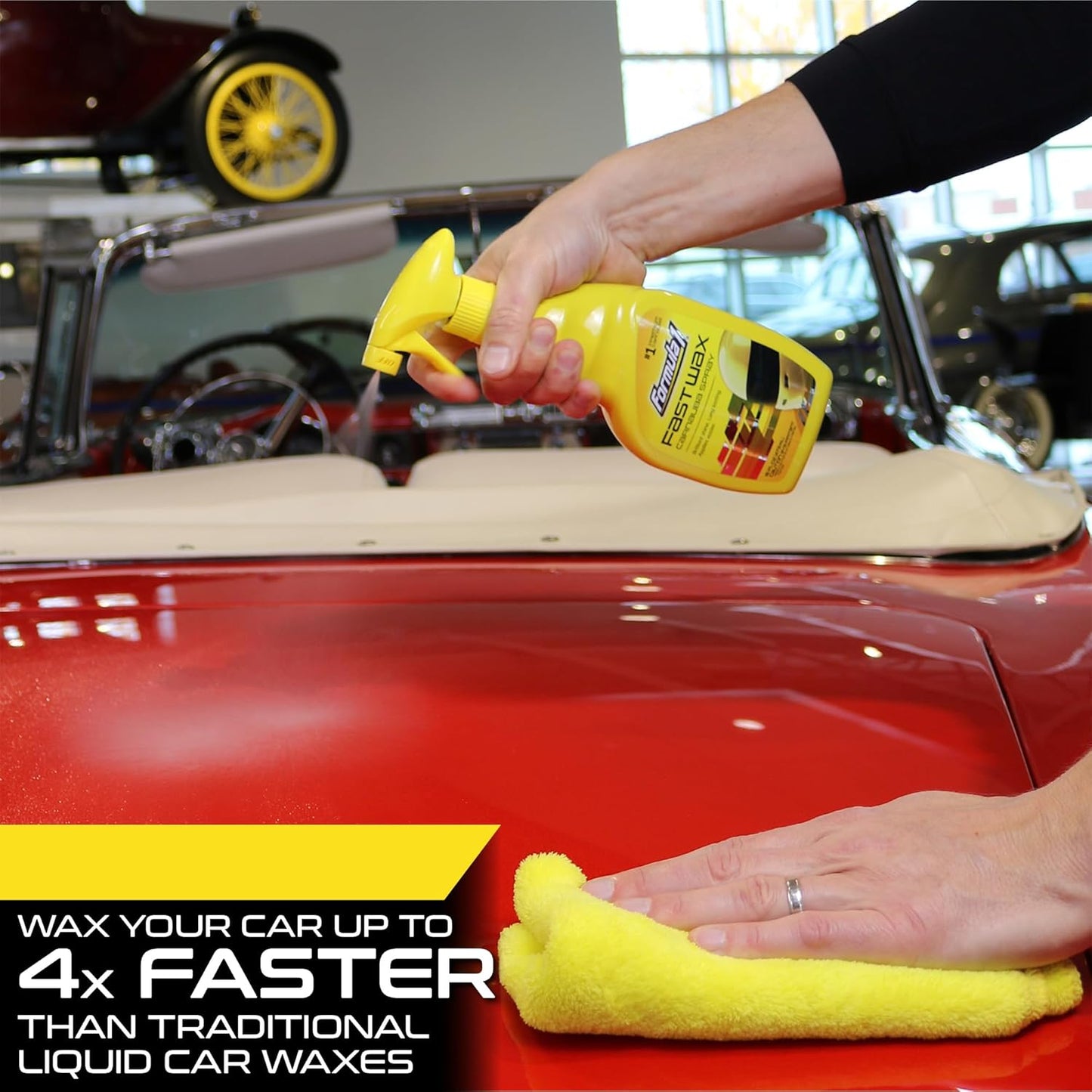 Formula 1 High Performance Carnauba Fast Wax – 473 ml - High Gloss Shine & Paint Protection
