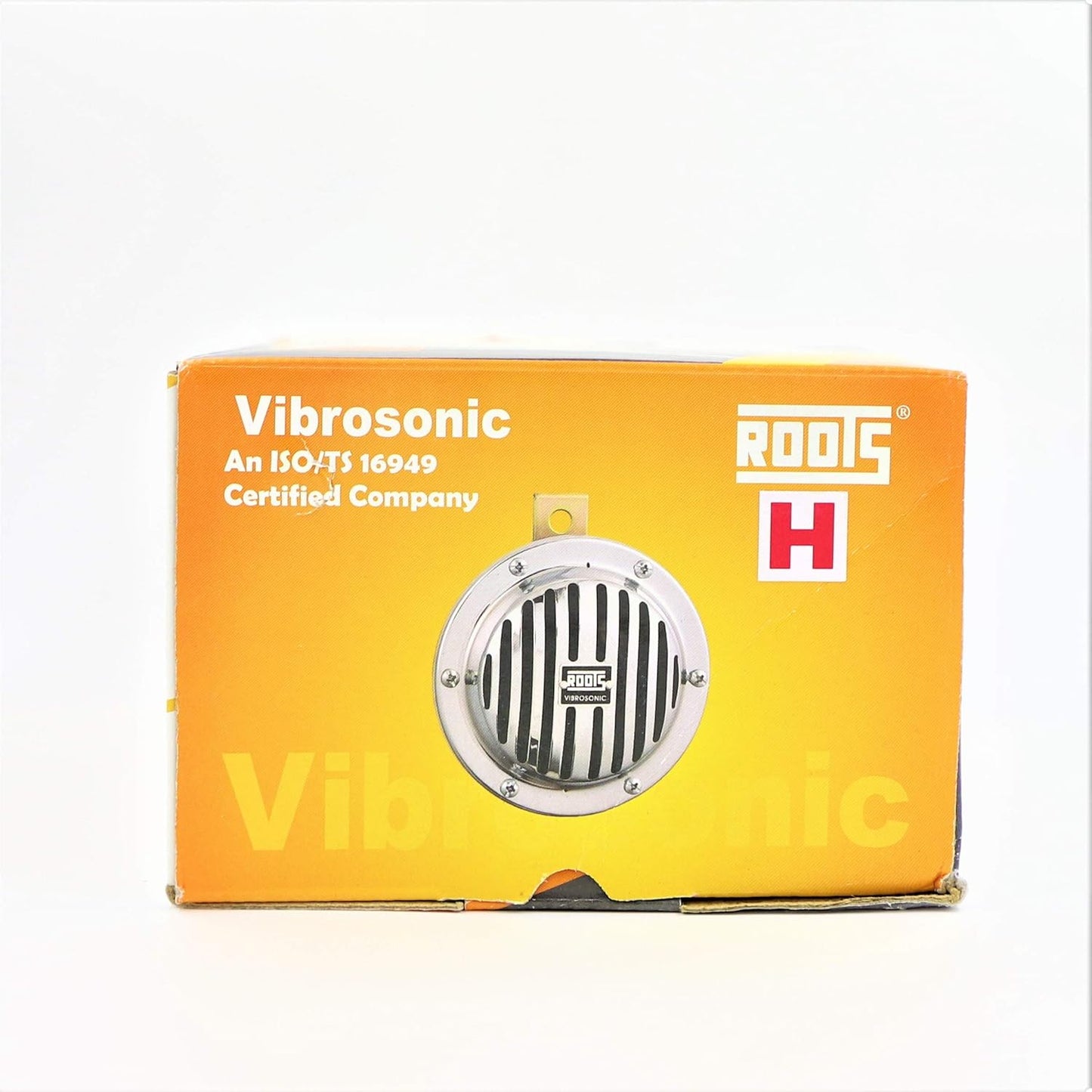 Roots Vibrosonic High and Low Tone Horn for Passenger Car (12V) (Set of 2) (High & Low)