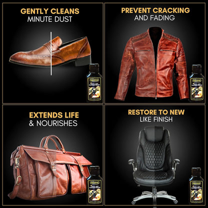 Waxpol Vinyl & Leather Polish 125 ml For Cleaning, Shine & Protection for Car & Bike Seats, Dashboard, Leather Goods ,Jacket, Handbag, Wallet, Belt