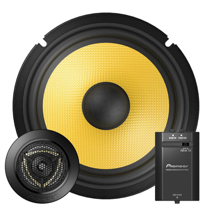 Pioneer TS-D1740C Car Component Speaker System | 100W RMS | 450W Peak | 6.5 Inch | D-Series