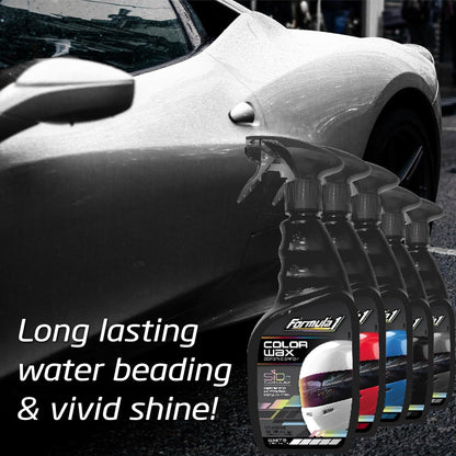 Formula 1 Ceramic Color Spray Wax for White Cars – 680 ml | Restores Brightness & Ceramic Protection