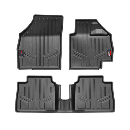 GFX Car Floor Mats for Maruti Suzuki WagonR (2019 Onwards) | Automatic/Manual | Waterproof | Anti-Slip | All-Weather | Stylish Protection | Sleek Black