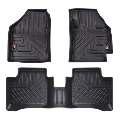 GFX Car Floor Mats for Swift Dzire (2017–2021) | Waterproof | Anti-Slip | All-Weather | Stylish Protection | Sleek Black