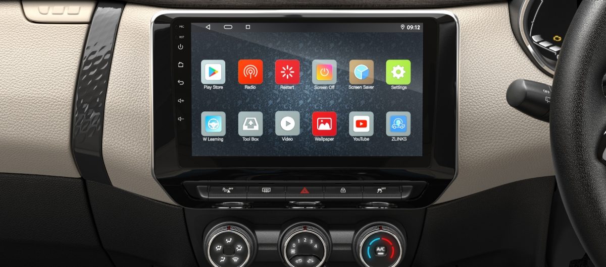 Android Stereo Frame | 9-Inch Suitable for Nissan Gravite with Wiring Harness | Glossy Finish | OEM Fit Dashboard Fascia