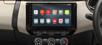 Android Stereo Frame | 9-Inch Suitable for Nissan Gravite with Wiring Harness | Glossy Finish | OEM Fit Dashboard Fascia