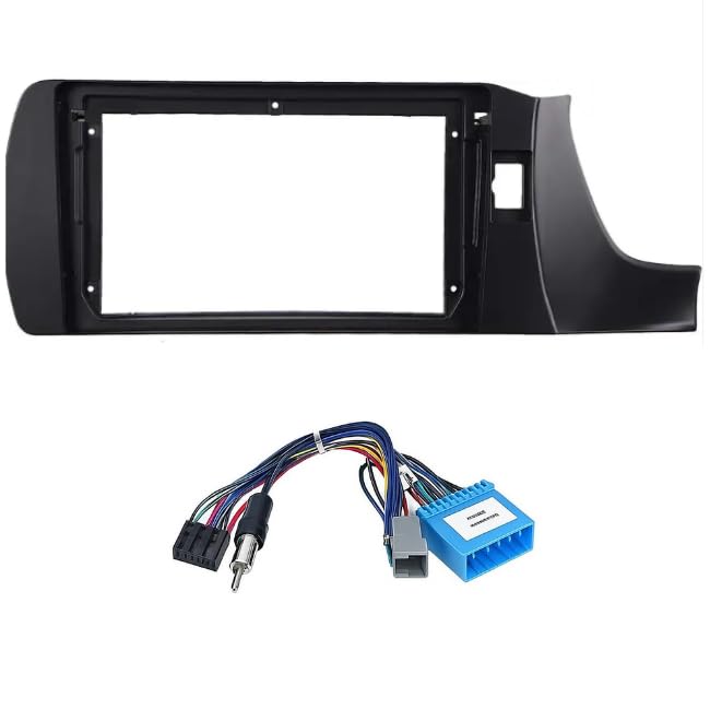 9-inch Android stereo frame for Honda Amaze 2018-2021 with power cable connector