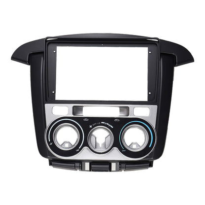 9-inch Black Android Stereo Frame for Toyota Innova 2012-2015 with Premium ABS and Plug-and-Play Wiring.