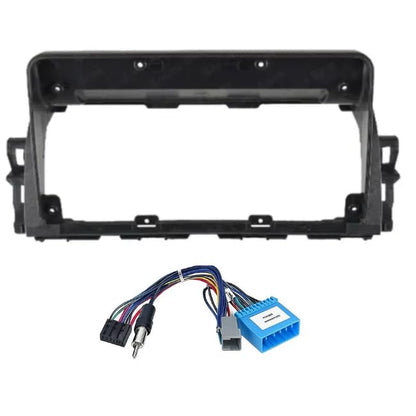 9-inch durable Android stereo frame for Renault Kiger with power cable connector