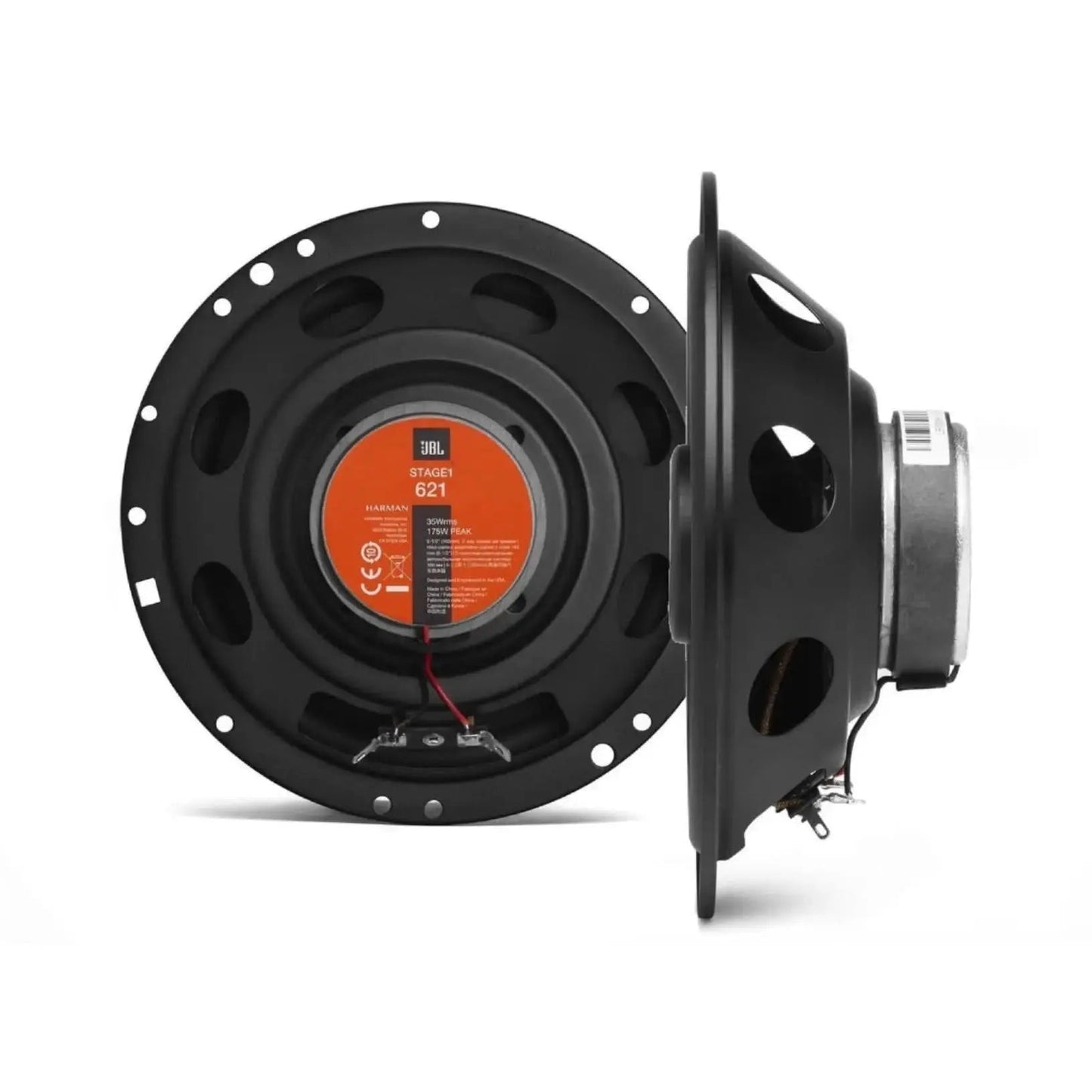 JBL Stage1 621 Car Speakers for Premium Audio | 6.5 Inch 2-Way Coaxial Speakers | 350W Peak Power