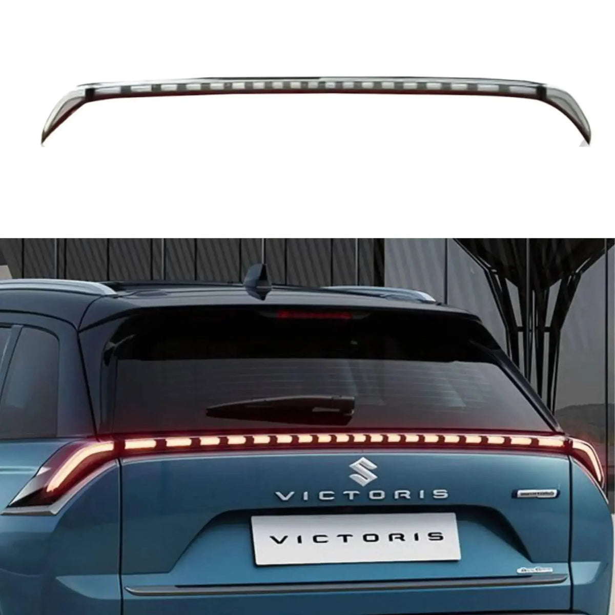 Maruti Suzuki Victoris LED Connecting Tail Light | Enhanced Safety & Premium Rear Styling