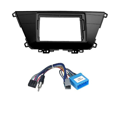 9 Inch Android Car Stereo Dashboard Frame for Kia Carens Premium ABS Heat Resistant with Plug and Play Wiring Harness