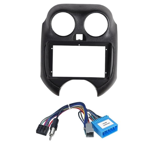9 Inch Black Android Stereo Frame for Nissan Micra Old Model Premium ABS