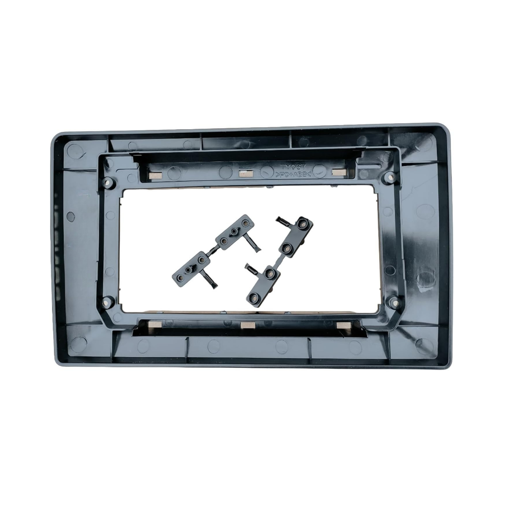 9 Inch to 10 Inch Universal Android Car Stereo Frame Converter Expansion Adapter Black ABS