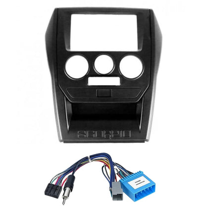 9 and 10.1 Inch Black Android Stereo Frame for Mahindra Scorpio 2014-2019 S2 to S11 Models