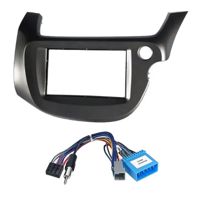 9 inch Android stereo dash kit for Honda Jazz 2008-2013 with power cable connector