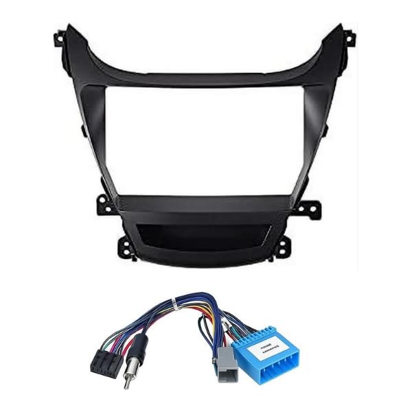 9 inch Android stereo dash trim for Hyundai Elantra 2014-2016 with power cable connector