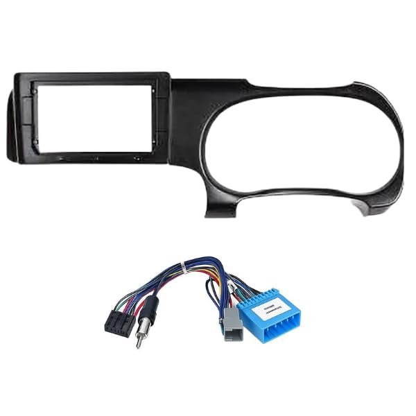 9 inch Android stereo fascia frame for Hyundai Aura with power cable connector