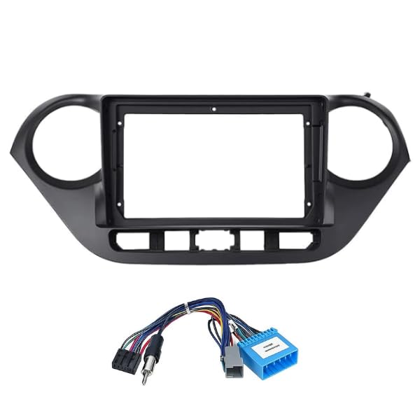 9 inch Android stereo fascia frame for Hyundai Grand i10 2015 with power cable connector