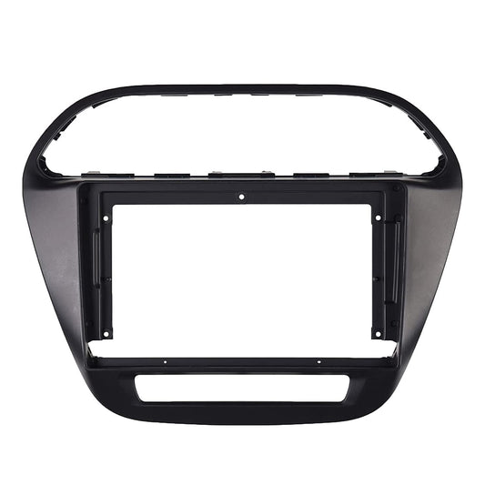 9 inch Android stereo frame for Tata Tiago with custom dashboard fit and plug and play wire connector