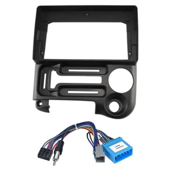 9 inch black premium ABS Android stereo frame for Hyundai Santro Xing 2006-2015 with plug and play wiring