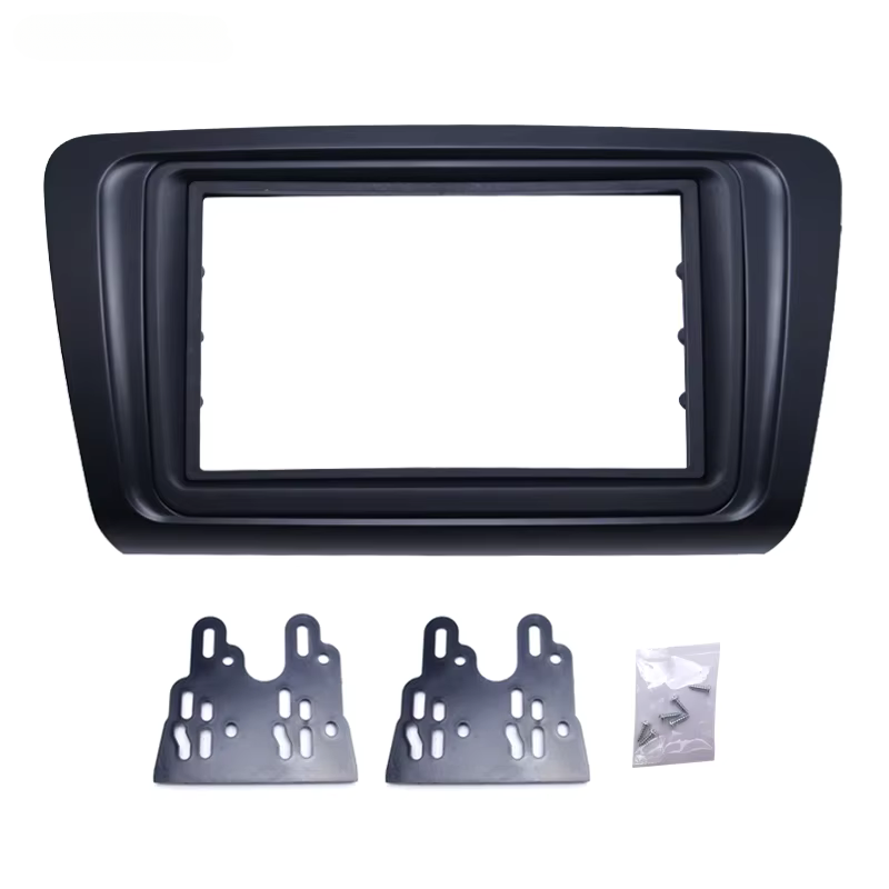 9 inch premium ABS plastic Android stereo frame for Skoda Octavia 2014 with matte finish and OEM fitment