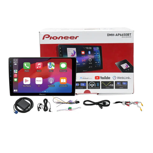 Pioneer DMH-AP6650BT 9" Large Screen Display with Wireless Android Auto/Carplay and Weblink