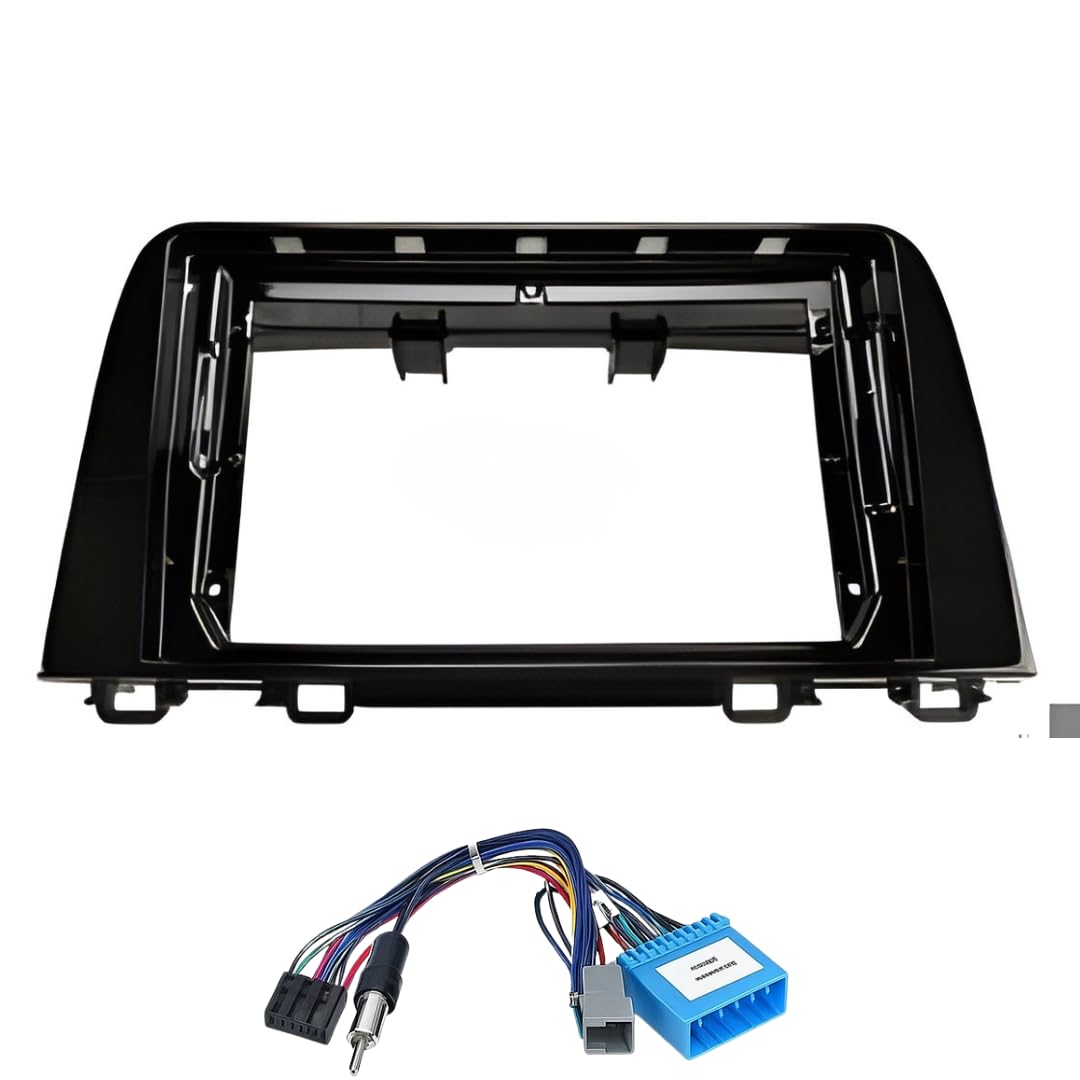 Android Frame – 9 Inch Compatible with Honda CR-V (2017–2021) Black  Premium ABS Scratch Resistant Plug & Play Wiring