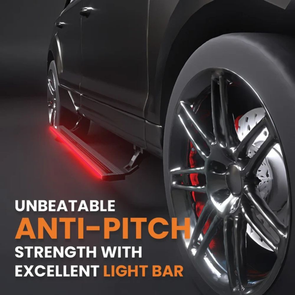 Audi Q7 2016+ Electric Side Step with RGB Lights & App Control | 300KG Load Capacity | Automatic Opening | 1.5 Second Extension | ADC-12 Aluminium Alloy Body | 2 Years Warranty