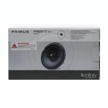 Infinity Primus PR6512ISHI 6.5" Coaxial Car Speakers | 55W RMS | 165W Peak | Premium Sound Upgrade