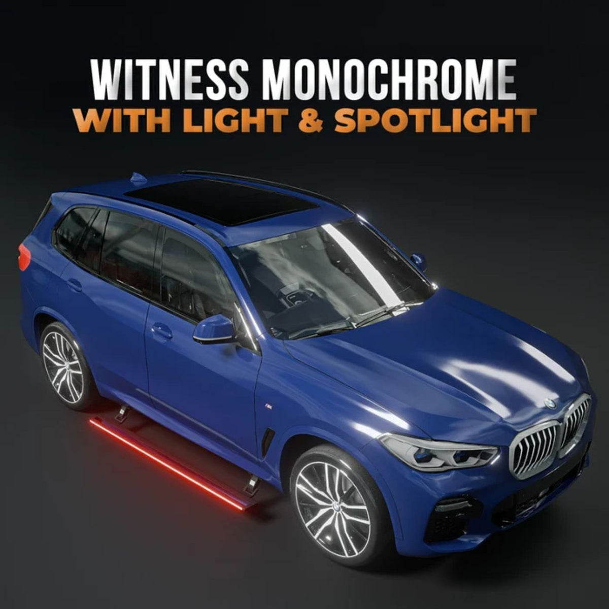 BMW X5 2019+ RGB Streamer Electric Side Step (App Controlled) | 300KG Load Capacity | Automatic 
