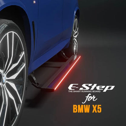 BMW X5 2019+ RGB Streamer Electric Side Step (App Controlled) | 300KG Load Capacity | Automatic Door Opening | 1.5 Second Extension | ADC-12 Aluminium Alloy Body | 